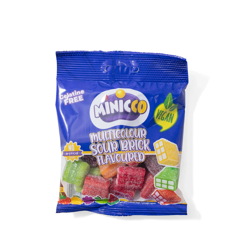 Minicco Vegan Bite Size Sour Bricks