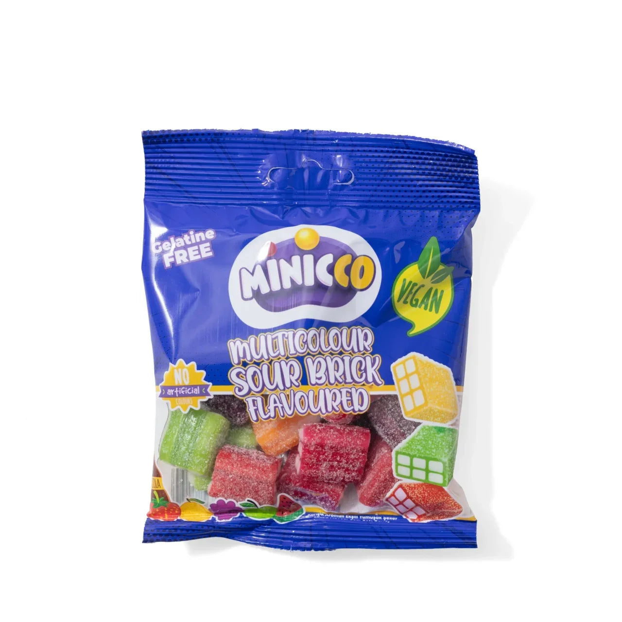 Minicco Vegan Bite Size Sour Bricks
