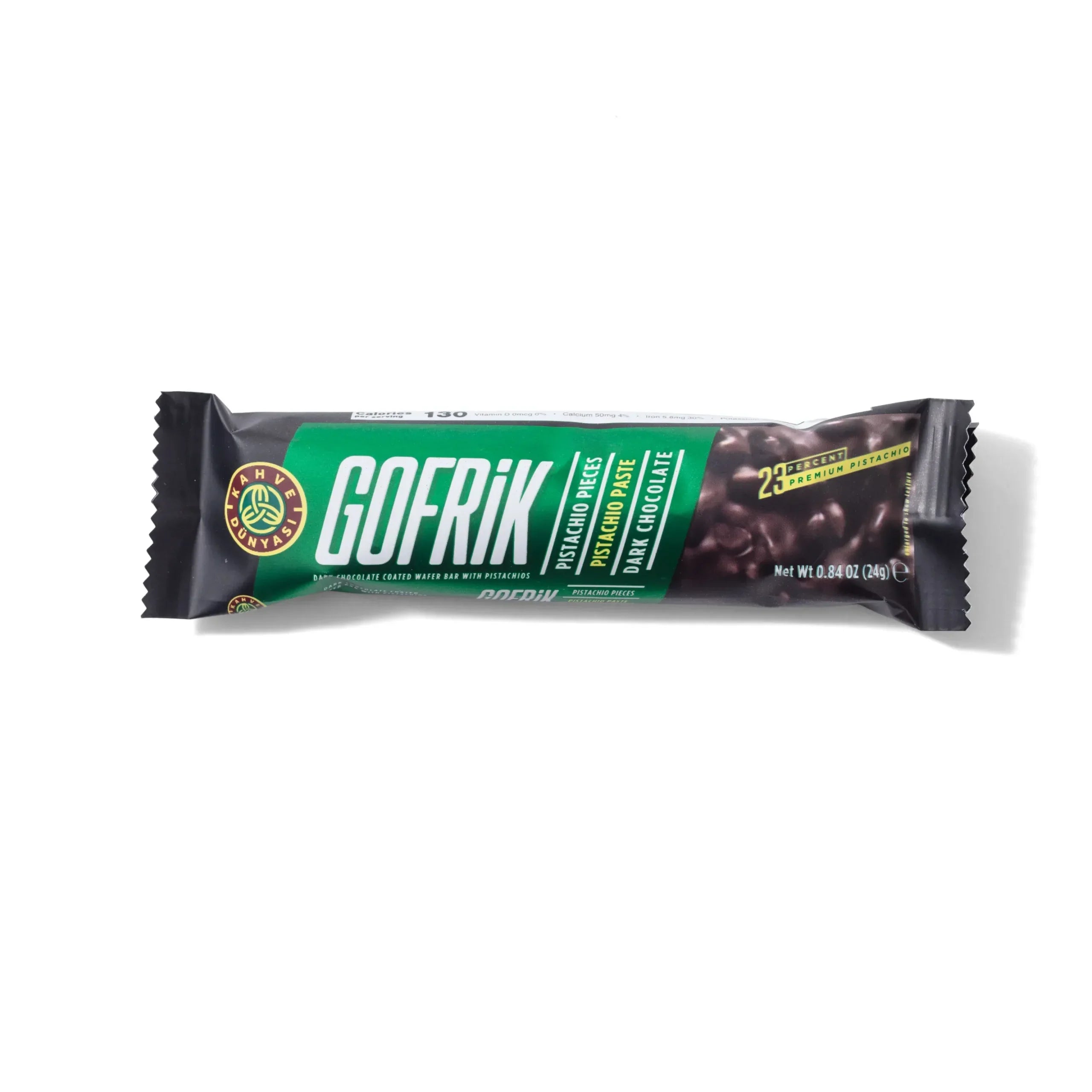 Kahve Dunyasi Gofrik Dark Chocolate Pistachio Wafer