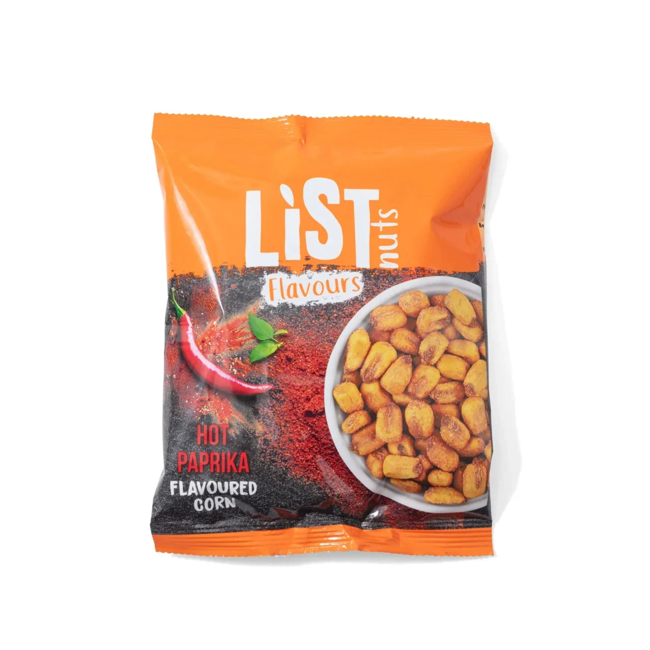 Hot Paprika Flavored Roasted Corn Snack