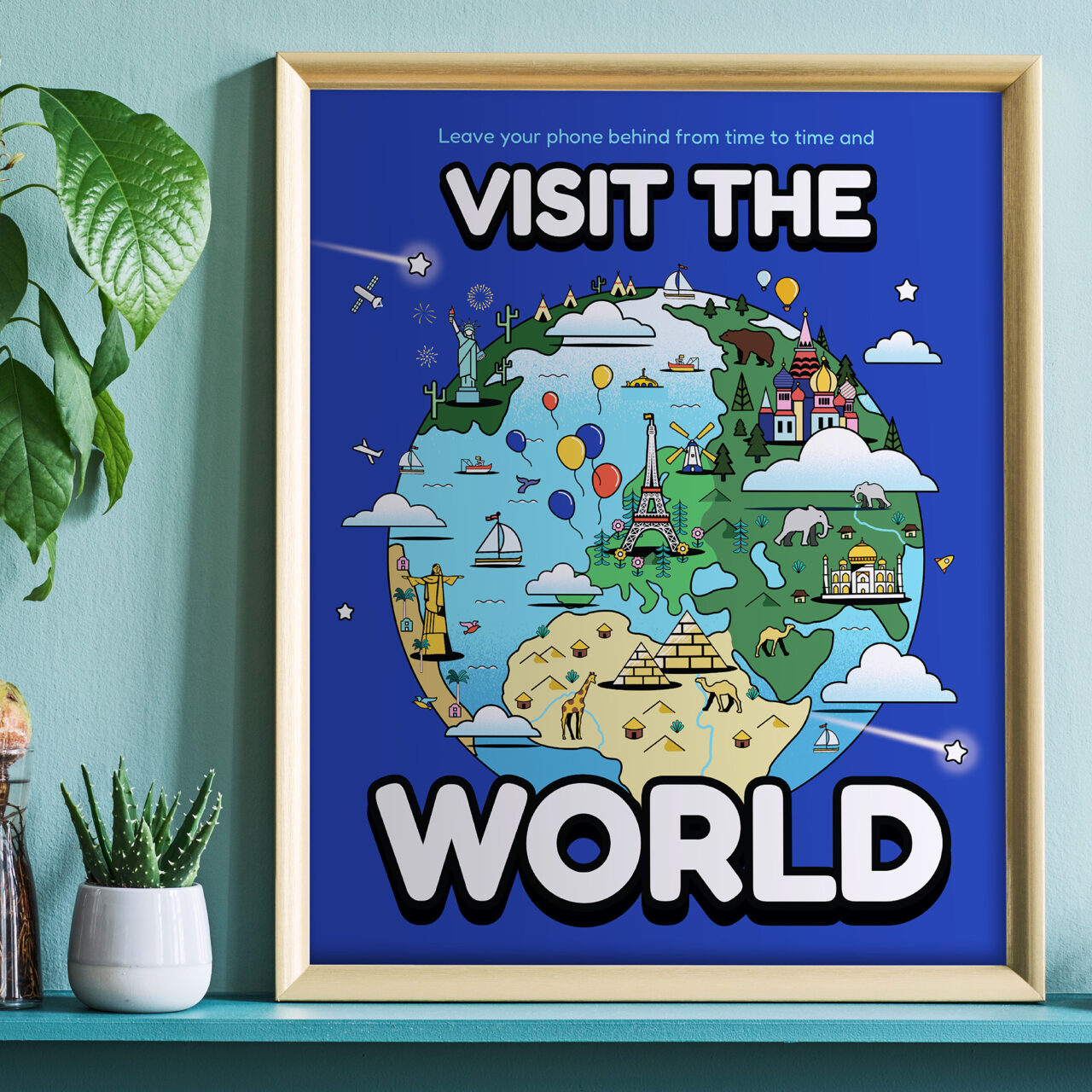Visit the World Poster